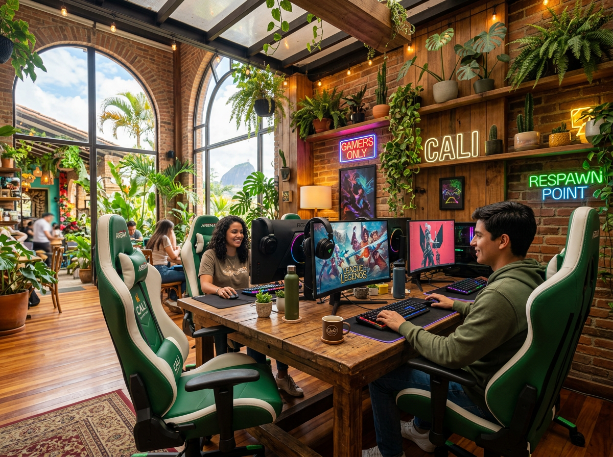 Zona lounge biofílica Brenqia